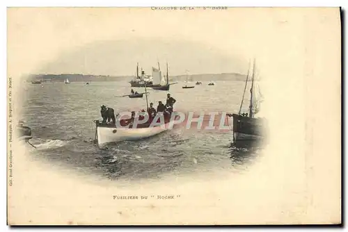 Cartes postales Bateau Guerre Fusilliers du Hoche