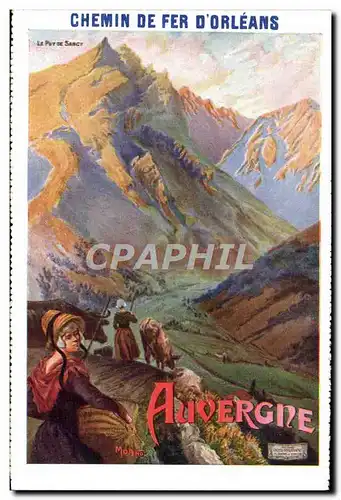 Cartes postales Train Chemin de fer d&#39Orleans Auvergne