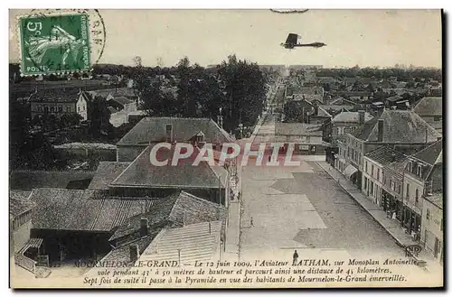 Cartes postales Avion Aviation Mourmelon le Grand Latham Monoplan Antoinette