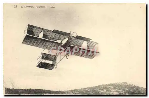 Cartes postales Avion Aviation Aeroplan Paulhan