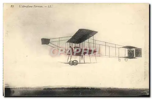 Cartes postales Avion Aviation Aeroplane Farman