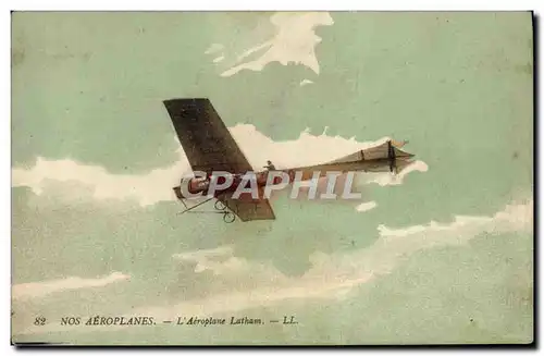 Ansichtskarte AK Avion Aviation Aeroplane Latham