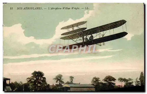 Ansichtskarte AK Avion Aviation Aeroplane Wilbur Wright