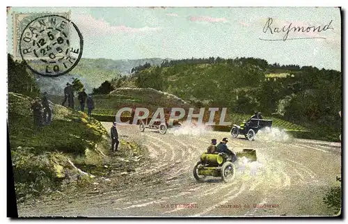 Cartes postales Automobile Tournant du gendarme