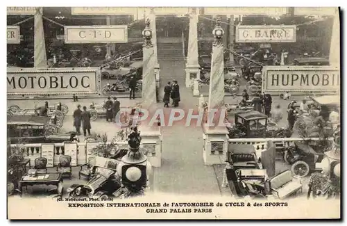 Ansichtskarte AK Automobile Exposition internationale de l&#39automobile du cycle et des sports Grand Palais