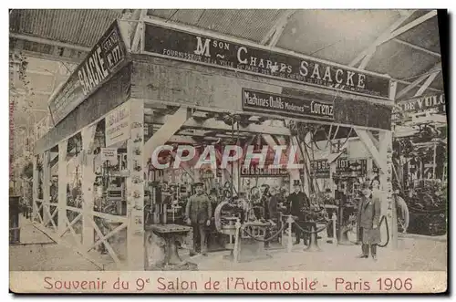 Cartes postales Automobile Souvenir du 9eme salon de l&#39automobile Paris 1906
