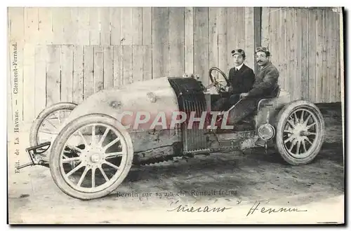 Ansichtskarte AK Automobile Bernin sur sa 90 chevaux Renault Freres
