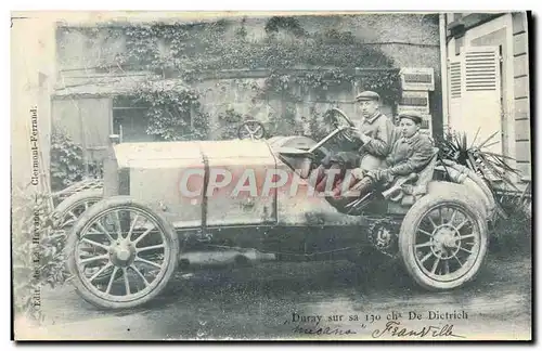 Ansichtskarte AK Automobile Duray sur sa 130 chevaux de Dietrich