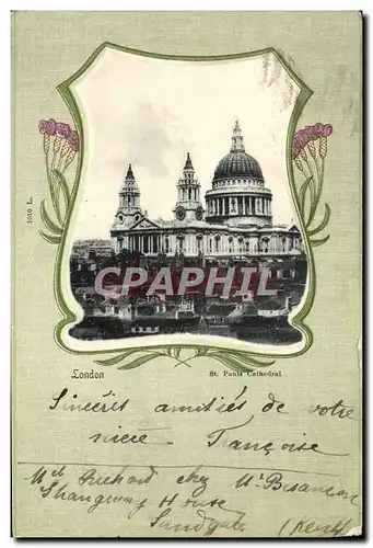 Cartes postales London St Pauls cathedral