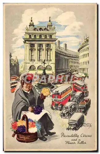 Cartes postales London Piccadilly Circus and the Hoer Siller