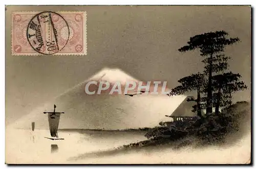 Cartes postales Japon Nippon paysage Bateau
