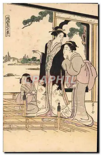 Cartes postales Japon Nippon Femmes