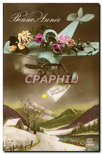 Ansichtskarte AK Fantaisie Avion Aviation