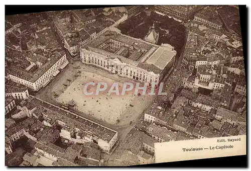 Cartes postales Avion Aviation Toulouse Capitole Vue du ciel