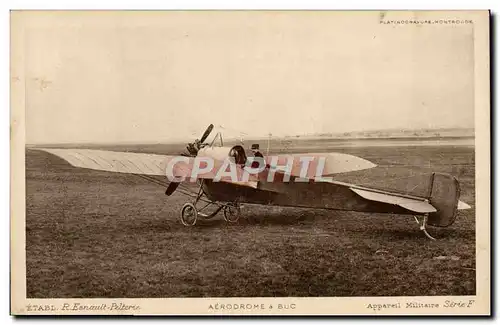 Cartes postales Avion Aviation Aerodrome a Buc Appareil militaire Serie F