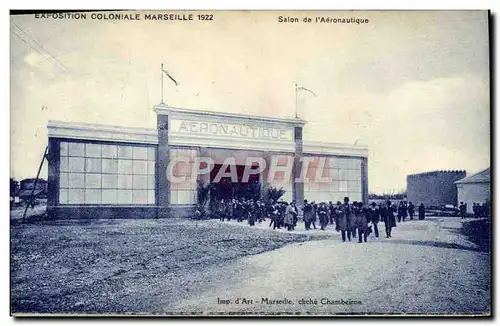 Ansichtskarte AK Avion Aviation Exposition coloniale Marseille 1922 Salon de l&#39aeronautique