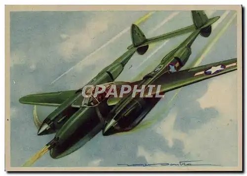 Cartes postales moderne Avion Aviation Lockeed Lightning Chasseur