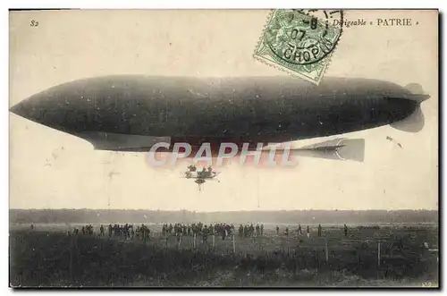 Cartes postales Avion Aviation Dirigeable Zeppelin Patrie