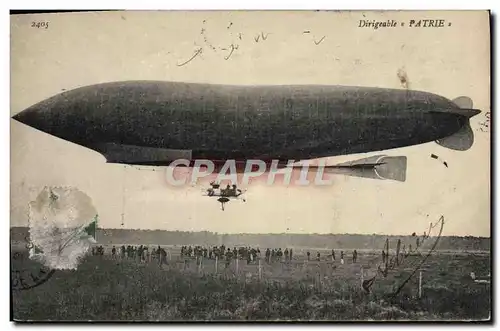 Ansichtskarte AK Avion Aviation Dirigeable Zeppelin Patrie
