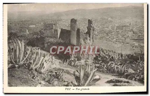 Cartes postales Fez Vue Generale