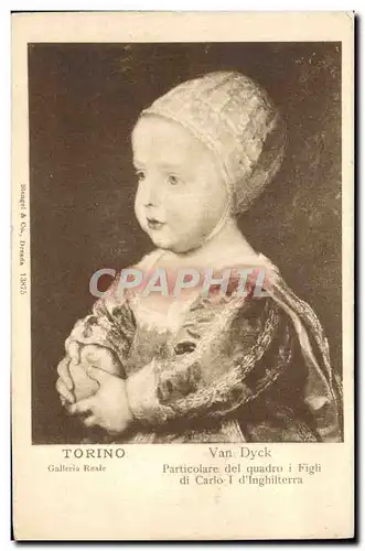 Cartes postales Torino Van Dyck