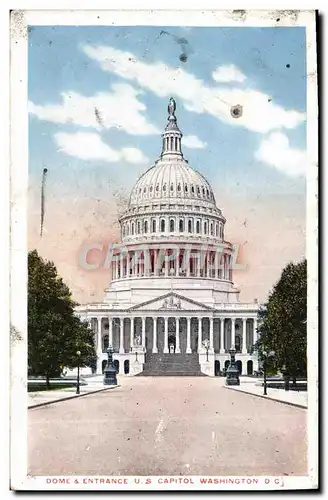 Cartes postales Dome Entrance Us Capitol Washington DC
