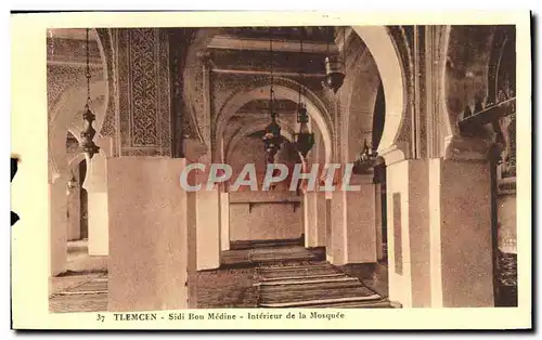 Ansichtskarte AK Tlemcen Sidi Bou Medine Interieur de La Mosquee