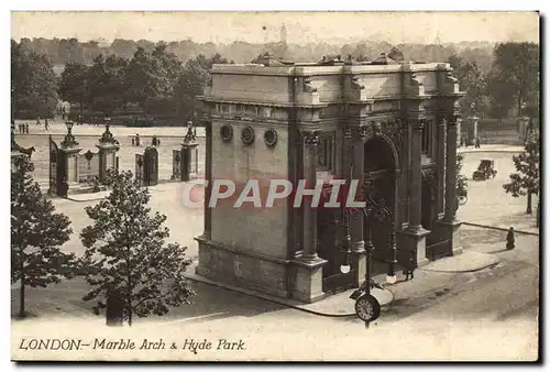 Ansichtskarte AK London Marble Arch Hyde Park