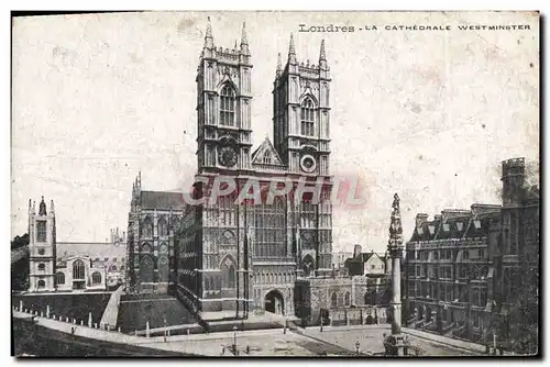 Ansichtskarte AK Londres La Cathedrale Westminster