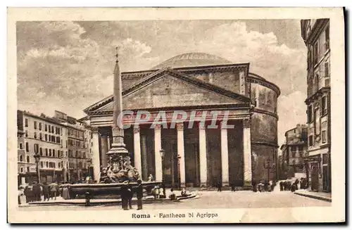 Ansichtskarte AK Roma Pantheon di Agrippa