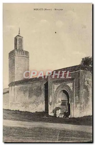 Cartes postales Meknes Mosquee