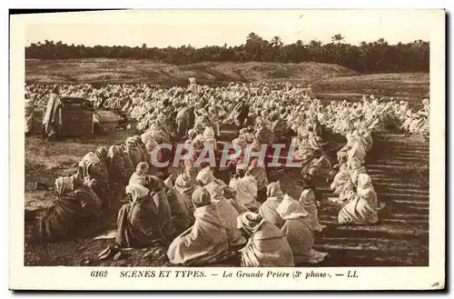Cartes postales Scenes Et Types La Grande Priere