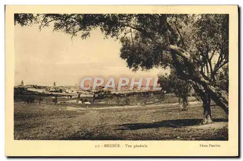 Cartes postales Meknes Vue generale