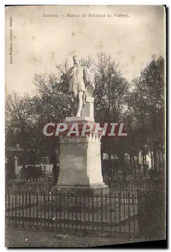 Cartes postales Saintes Statue de Bernard de Palissy