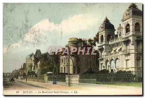 Cartes postales Royan Le Boulevard Saint Georges