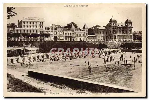 Cartes postales Royan La Plage et la Facade de Foncillon