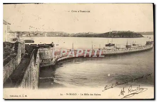 Cartes postales St Malo Le Mole des Noires