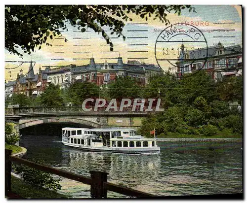 Cartes postales Hamburg Bateau