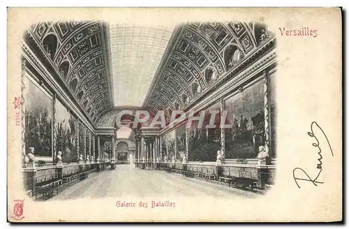 Ansichtskarte AK Versailles Galerie des batailles