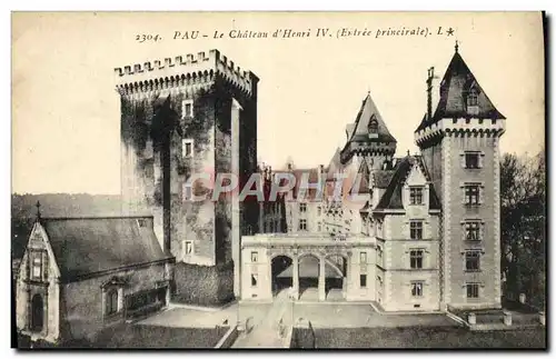 Cartes postales Pau Le Chateau d'Henri IV