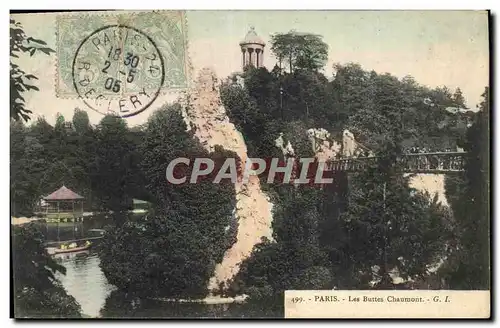 Cartes postales Paris Les Buttes Chaumont