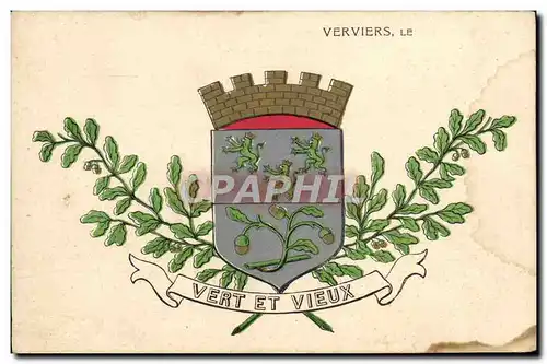 Cartes postales Verviers Armoiries