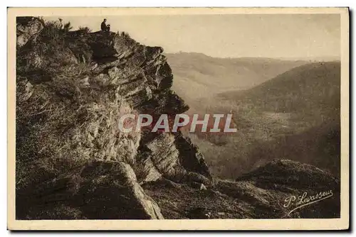 Ansichtskarte AK La Suisse Normande Les Roches D&#39Oetre et la vallee de la Rouvre