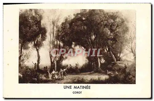 Cartes postales Une Matinee Corot