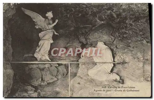 Cartes postales Calvaire De Pontchateau Agonie de Jesus Grotte de Gethsemani