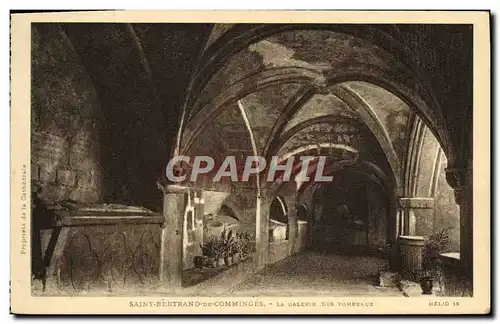 Cartes postales Saint Bertrand De Comminges La Galerie des tombeaux