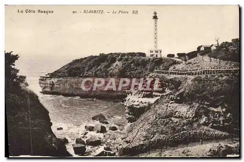 Cartes postales Biarritz Le Phare