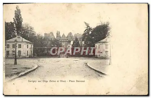 Cartes postales Savigny Sur Orge Place Davoust