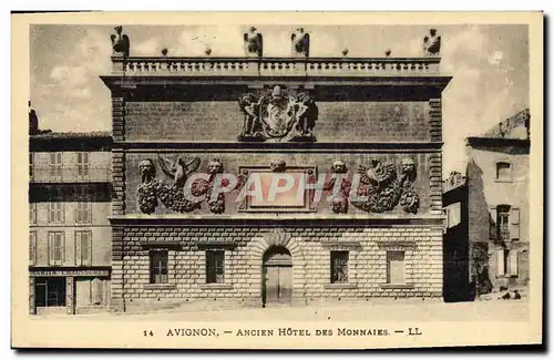 Cartes postales Avignon Ancien Hotel Des Monnaies