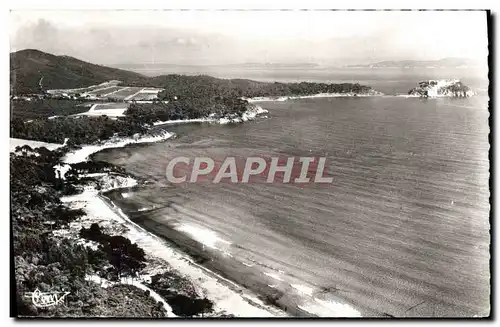 Cartes postales moderne La Londe Les Maures Bormes Les plages et le fort de Bregancon